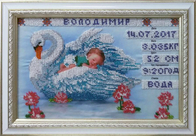 Рамка для вышивки бисером №24 белый